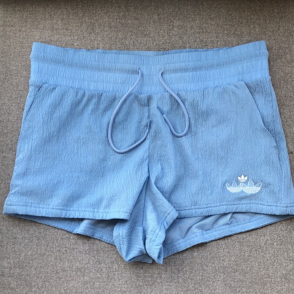NWOT! - ADIDAS ORIGINALS Crepe Athletic Shorts - Picture 1 of 8
